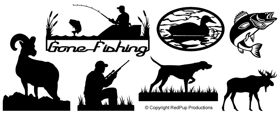 Fly Fishing DXF File for CNC